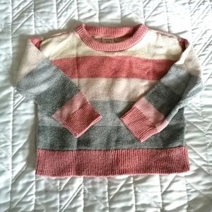5/$20👶 baby gap sparkle striped sweater 12-18months